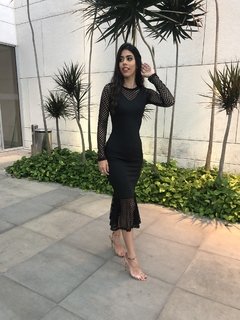Vestido Preto Tela na internet