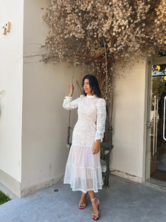 Vestido gripir 3 marias tule off - loja online