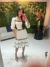 vestido off com cianinhas