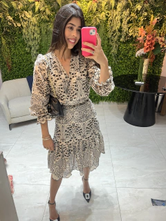 vestido laser bordado - comprar online