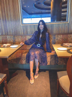 Azul marinho poá - Erica Rafaelly