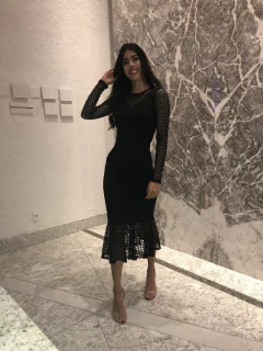 Vestido Preto Tela - Erica Rafaelly