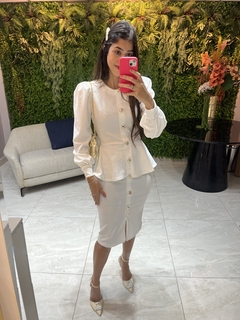 vestido peplum off - Erica Rafaelly