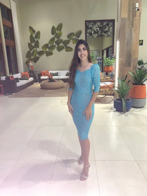 Vestido renda verde