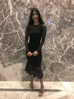 Vestido Preto Tela - comprar online