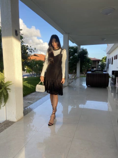 Vestido sobreposição PeB - comprar online