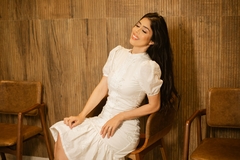 Vestido cambraia com paetês - Erica Rafaelly