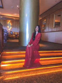 Vermelho Longo com Lurex na internet