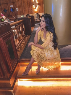 Amarelo rodadinho de renda