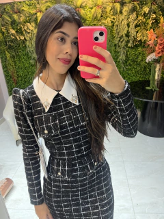 vestido tweed PeB - Erica Rafaelly