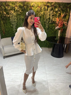 vestido peplum off na internet