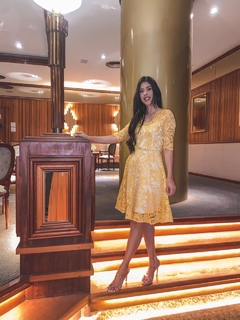 Amarelo rodadinho de renda - Erica Rafaelly