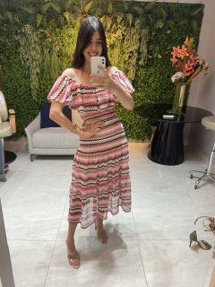 Vestido renda tricot ciganinha - Erica Rafaelly