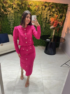 Conjunto bordado Pink - comprar online