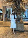 Vestido cambraia off com aviamentos