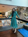 Vestido verde esmeralda 3 marias