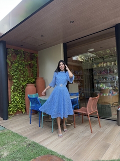 Vestido azul gripir