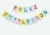 Banderín "FELIZ CUMPLEAÑOS" con letras doradas - cotillonymas