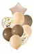 Globo chocolate 10" x 10 unidades - comprar online