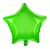 Globo estrella metalizada verde manzana 40 cm