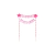 Cake topper Feliz Cumple rosa