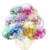 Globos cristal con confetti x 5 unidades