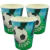 Vasos futbol X 10 unidades