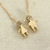 Colar Irmãos Topázio (corrente + pingente) - comprar online