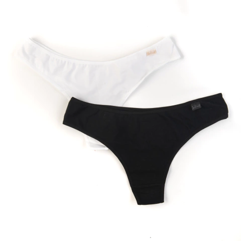 COLA LESS ALGODON Y LYCRA LISA Y ESTAMPADA - JALINE - ART: 7