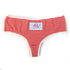 Imagen de CULOTTE-LESS RAYADO ALGODON Y LYCRA - AILU - Art. 4188