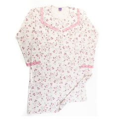 CAMISON DE DAMA ESTAMPADO C/VIVOS - EMMY - ART. 4947 - Casa Medilen || Venta por Mayor  de Blanquería, Lencería y Ropa de Cama