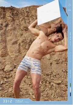 BOXER DE HOMBRE ALGODON Y LYCRA - G3 - ART. 3312
