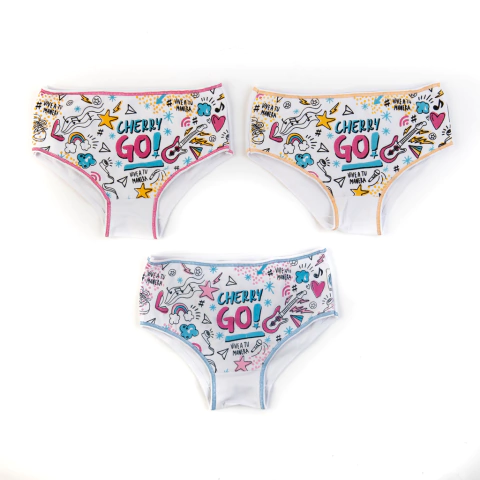 BOMBACHAS JUVENILES POR DOCENA - CHERRY - Art. 110