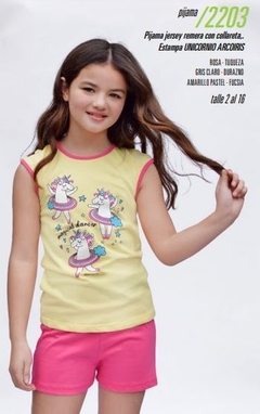 PIJAMA DE NENA SIN MANGA T 6-8 - ELEMENTO - ART: 2203