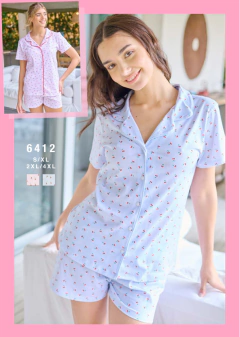 PIJAMA ABOTONADO M/CORTA - EMMY - ART. 6412