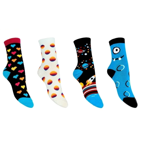 MEDIA COMPUTADA ESTAMPADA DE NIÑO - COA COA Por Docena - Art. 2000