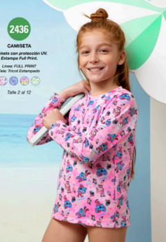 CAMISETA UV DE NENA FULL PRINT - ELEMENTO - ART. 2436