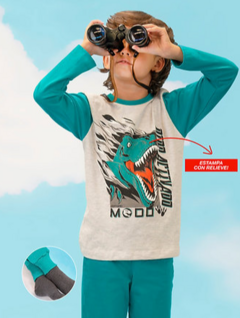 PIJAMA DE NIÑO INVIERNO PANTALON CON PUÑO - ELEMENTO - ART. 2495