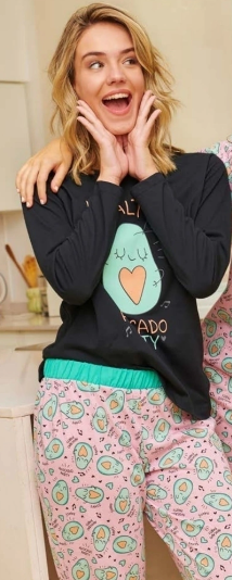 PIJAMA DE DAMA MANGA LARGA - EMMY - ART. 5711 MODELOS VARIOS en internet