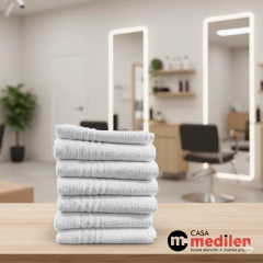 TOALLAS BLANCAS DE PELUQUERIA 45X80 - LUTUFYAN - ART. 7781 - tienda online