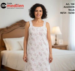 CAMISÓN DE DAMA ALG. EST. BRETEL T48/60 - BERNÉ - ART. 104 - Casa Medilen || Venta por Mayor  de Blanquería, Lencería y Ropa de Cama