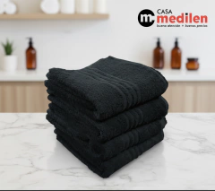 TOALLAS NEGRAS PARA PELUQUERIA 45X80 - LUTUFYAN - ART. 7782 en internet