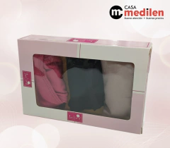 ESTUCHES X3 COLA LESS ALG&LYC LISA - JALINE - ART. 71 - Casa Medilen || Venta por Mayor  de Blanquería, Lencería y Ropa de Cama