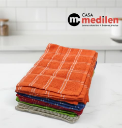 REPASADOR TOALLA CUADROS CHICOS POR DOCENA - FIRVER - ART. 965 - comprar online