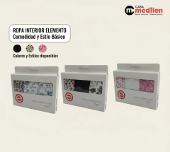 PACK X3 VEDETINAS LISAS Y ESTAMP. - ELEMENTO - ART. 8002