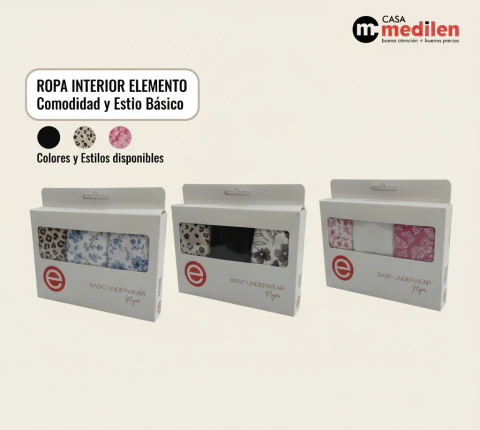 PACK X3 VEDETINAS LISAS Y ESTAMP. - ELEMENTO - ART. 8002