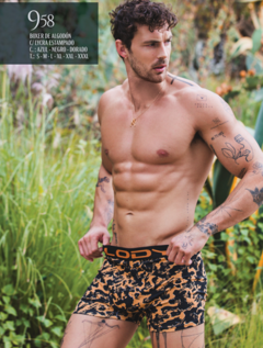 BOXER ALG&LYC ESTAMP. SALPICADOS TALLE ESPECIAL - LODY - ART. 958 - comprar online