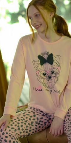 PIJAMA JERSEY ESTAMP. YORKIE - MARIENE - ART. 2405