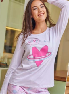 PIJAMA DE DAMA MANGA LARGA - EMMY - ART. 5711 MODELOS VARIOS - tienda online