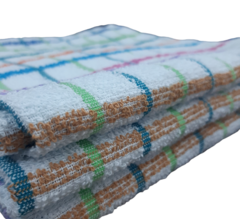 REPASADOR TOALLA A CUADROS BLANQUEADO- FELTEX - ART. 2411